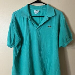 Lacoste Men's Teal Polo Shirt